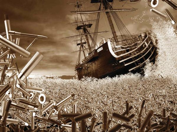Galleon, Marine fasteners, stainless steel