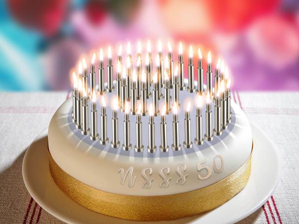 50 years NSSS birthday cake